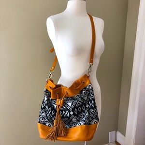 Crossbody Woven Ikat ShiraLeah Chicago bag